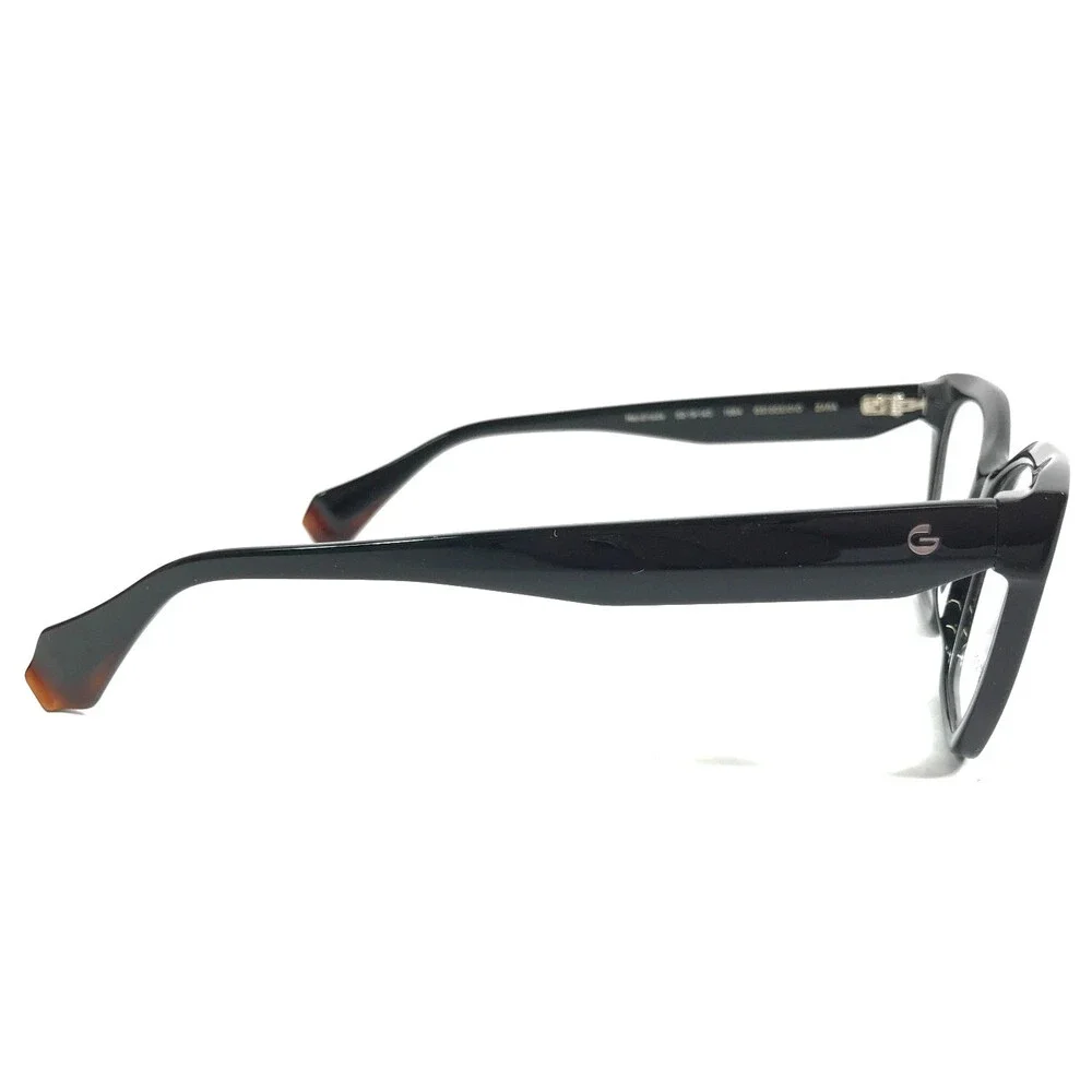 Gigi Studios Eyeglasses Frames ZARA GS1003/01O Black Cat Eye Full Rim 52-19-140